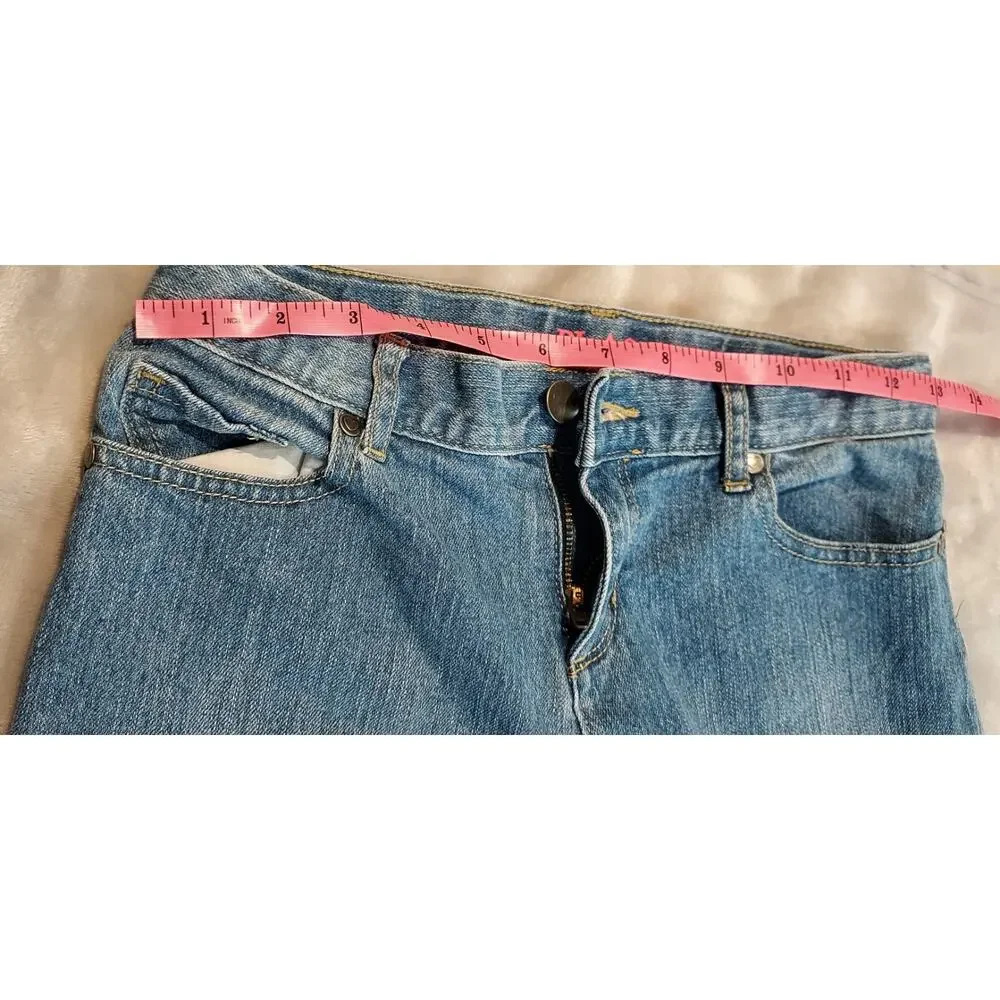 The Childrens Place Girls Mid Rise Jeans Lot of 2 Size 12 - Bootcut and Skinny